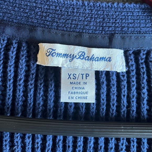 Tommy Bahama Navy Cardigan - Picture 3 of 3